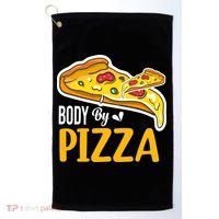 Body By Pizza Graphic Plus Size Shirt For Girl Boy Golf Towel thumb 0