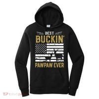 Best Buckin Pawpaw Ever Funny Gift Deer Hunter Cool Hunting Gift Women's Hoodie thumb 0