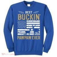 Best Buckin Pawpaw Ever Funny Gift Deer Hunter Cool Hunting Gift Sweatshirt thumb 0