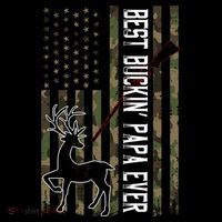 Best Buckin Papa Ever Gift Camo Deer Hunting Bucking Gift Coffee Mug thumb 5