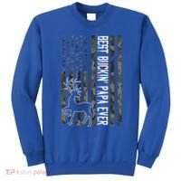 Best Buckin Papa Ever Gift Camo Deer Hunting Bucking Gift Sweatshirt thumb 0