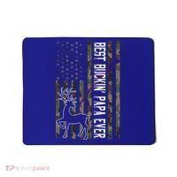 Best Buckin Papa Ever Gift Camo Deer Hunting Bucking Gift Mousepad thumb 0