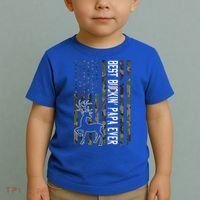 Best Buckin Papa Ever Gift Camo Deer Hunting Bucking Gift Toddler T-Shirt thumb 2