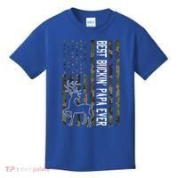 Best Buckin Papa Ever Gift Camo Deer Hunting Bucking Gift Kids T-Shirt thumb 0