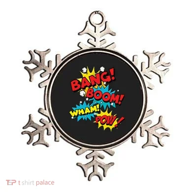 Bang Boom Pow Wham Comic Bubbles Ornament