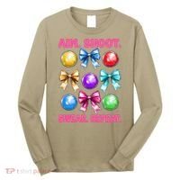 Bocce Ball Player Girl Mom Mothers Day Aim Shoot Swear Long Sleeve Shirt thumb 0