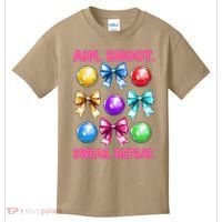 Bocce Ball Player Girl Mom Mothers Day Aim Shoot Swear Kids T-Shirt thumb 0