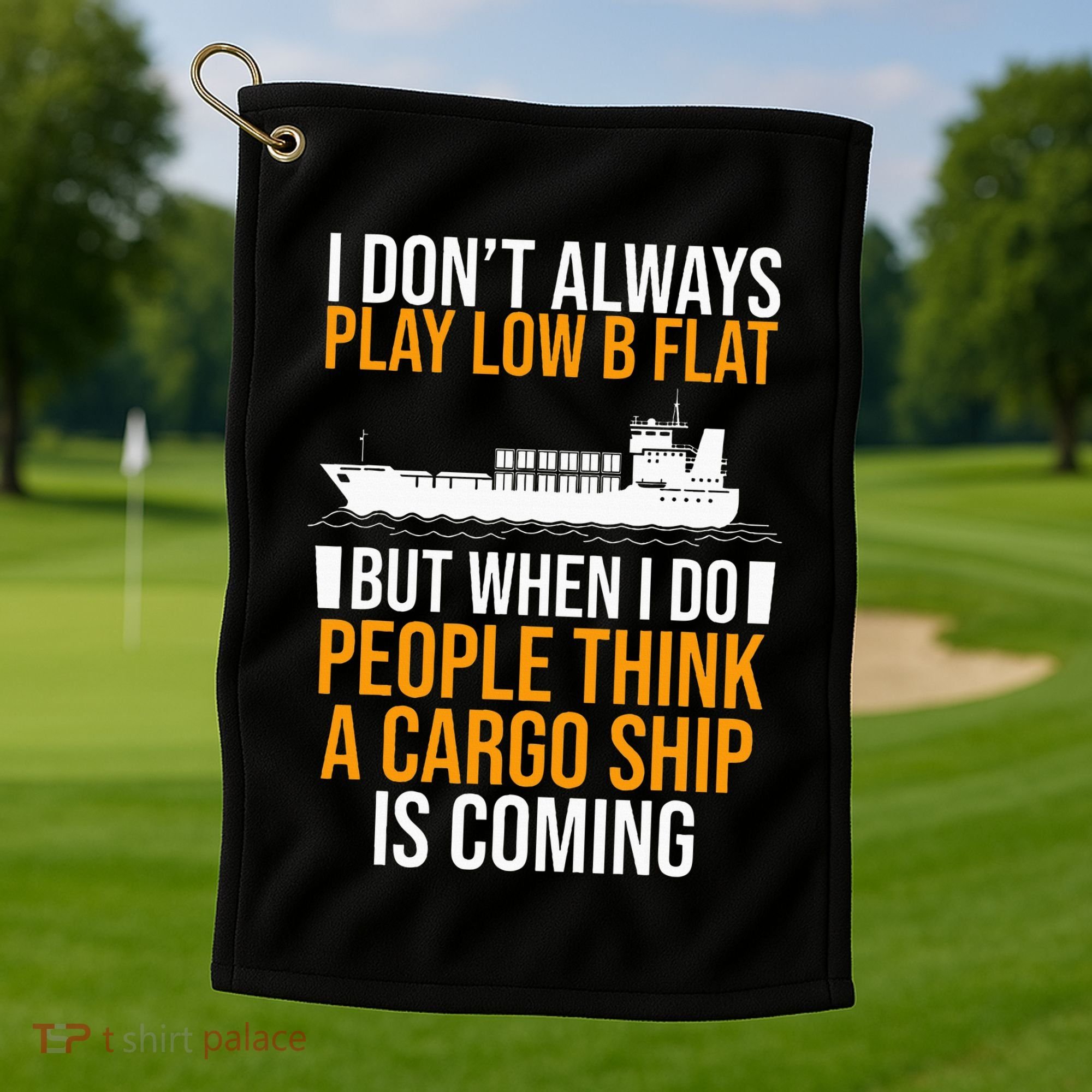 Bassoonist Bassoon Play Orchestra Music Player Golf Towel