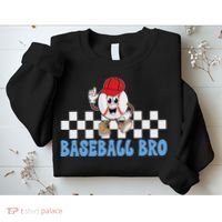 Baseball Bro Proud Baseball Brother Of A Baseball Player Sweatshirt thumb 2