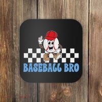Baseball Bro Proud Baseball Brother Of A Baseball Player Coaster thumb 0