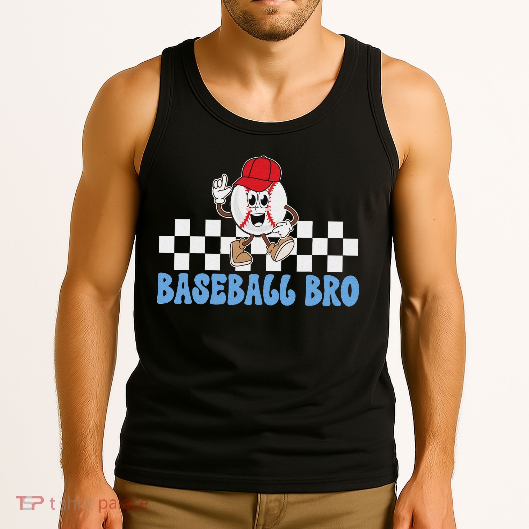 Baseball Bro Proud Baseball Brother Of A Baseball Player Tank Top