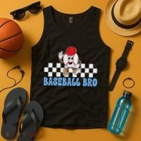 Baseball Bro Proud Baseball Brother Of A Baseball Player Tank Top thumb 4