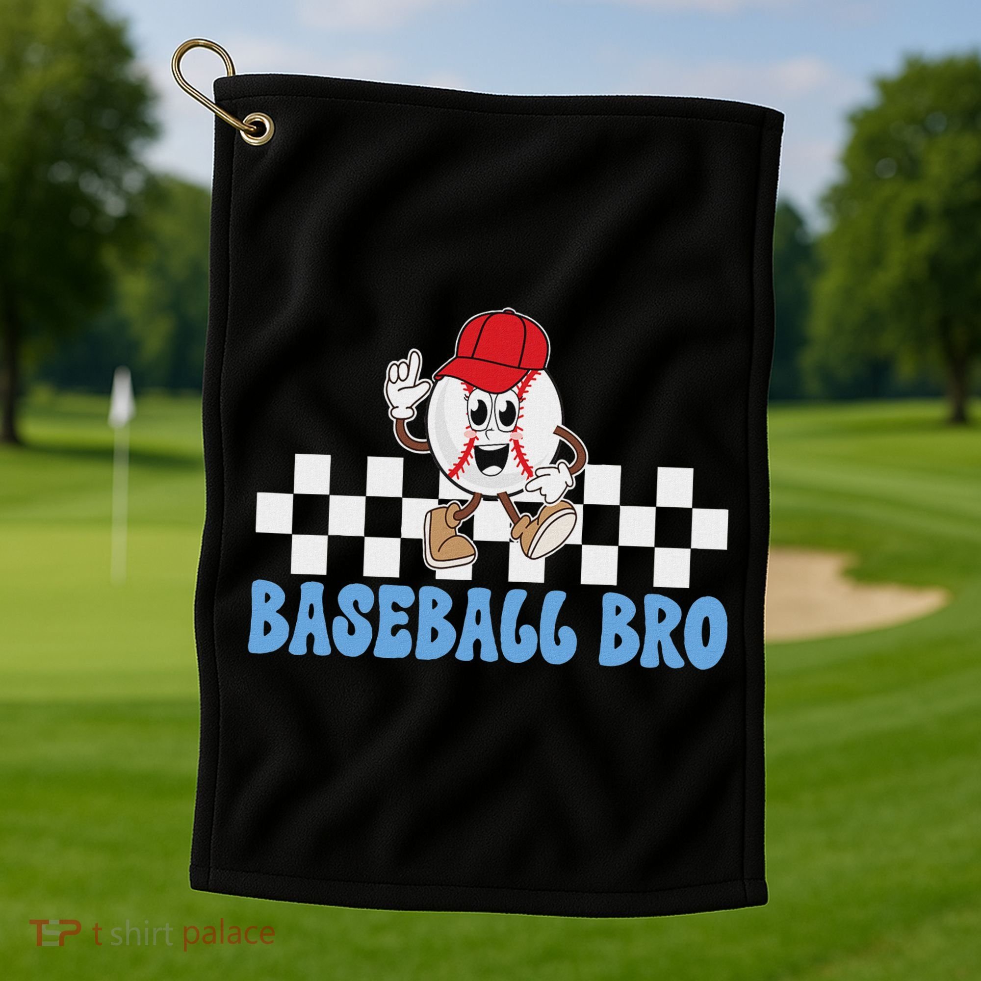 Baseball Bro Proud Baseball Brother Of A Baseball Player Golf Towel