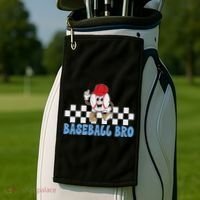Baseball Bro Proud Baseball Brother Of A Baseball Player Golf Towel thumb 2