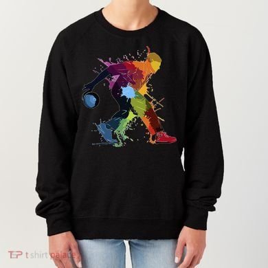 Bowling Bowler paint splash Women's Sweatshirt