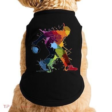 Bowling Bowler paint splash Doggie Tank