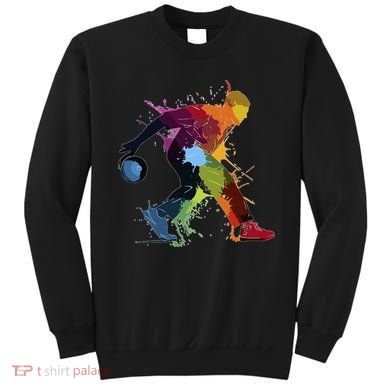 Bowling Bowler paint splash Sweatshirt