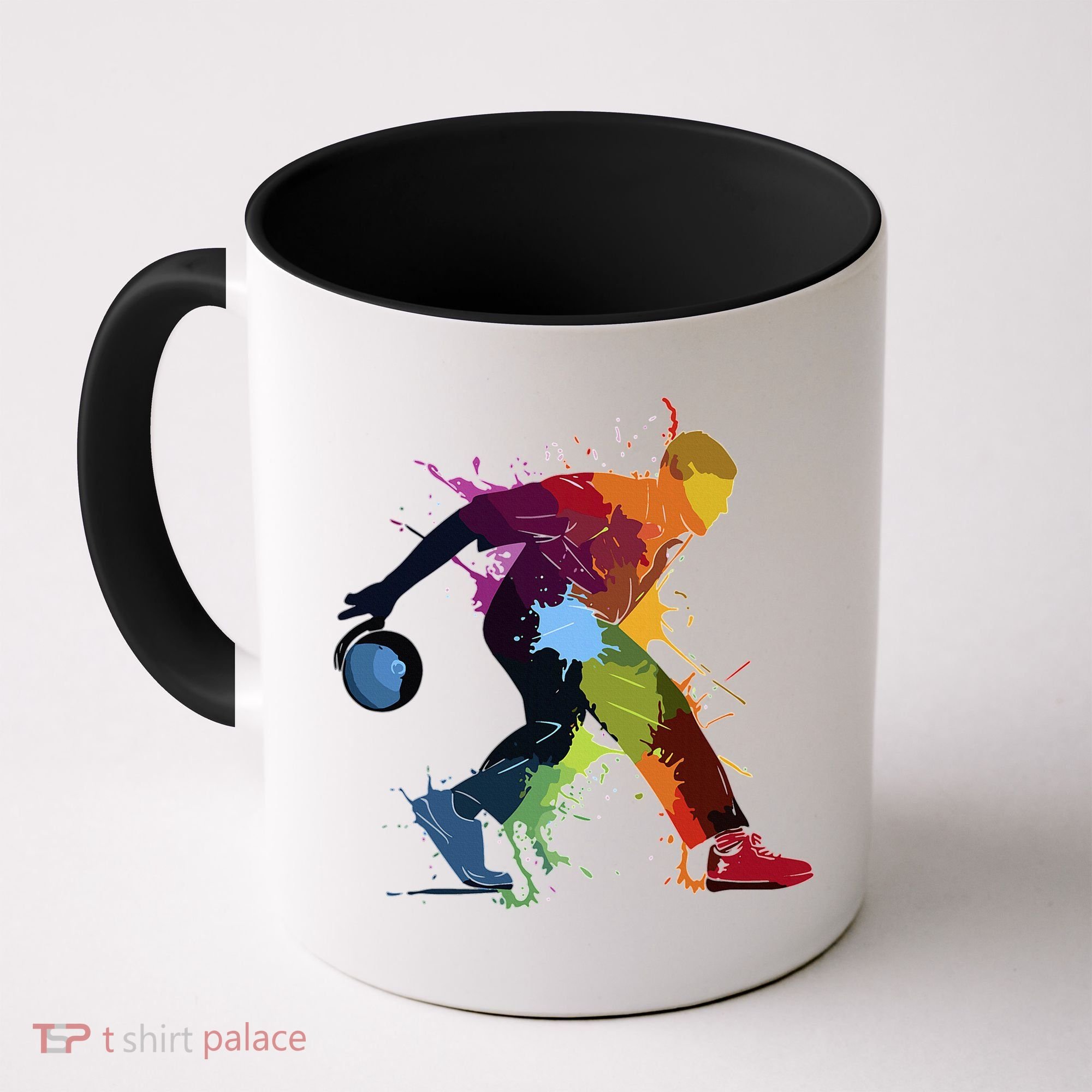 Bowling Bowler paint splash Coffee Mug