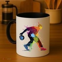 Bowling Bowler paint splash Coffee Mug thumb 4