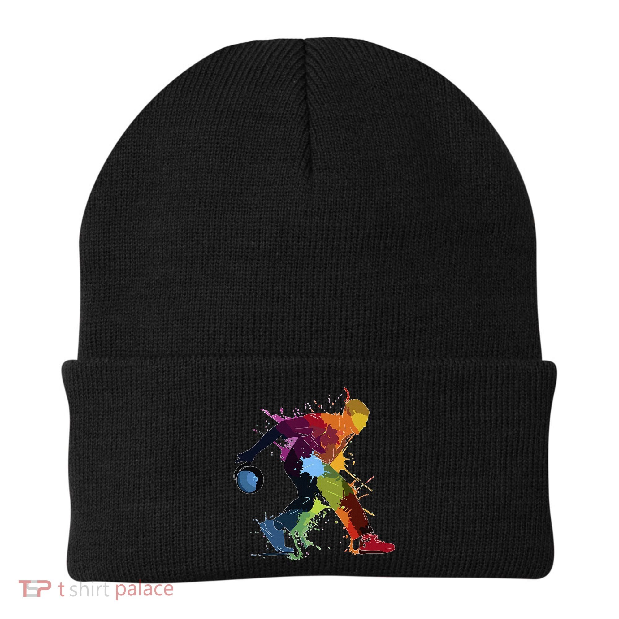 Bowling Bowler paint splash Beanie