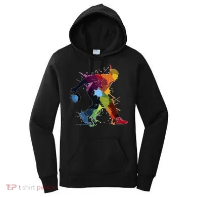 Bowling Bowler paint splash Women's Hoodie