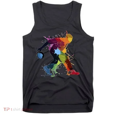 Bowling Bowler paint splash Tank Top