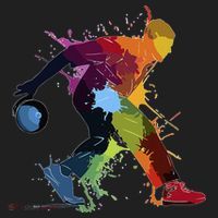 Bowling Bowler paint splash Golf Towel thumb 3