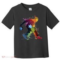 Bowling Bowler paint splash Toddler T-Shirt thumb 0