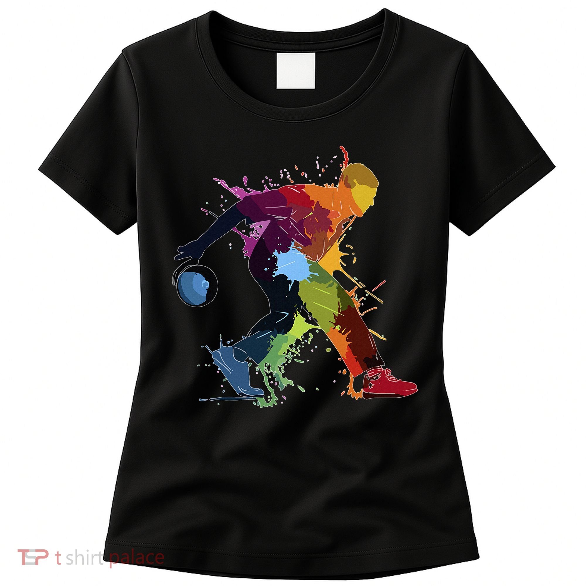Bowling Bowler paint splash Women's T-Shirt
