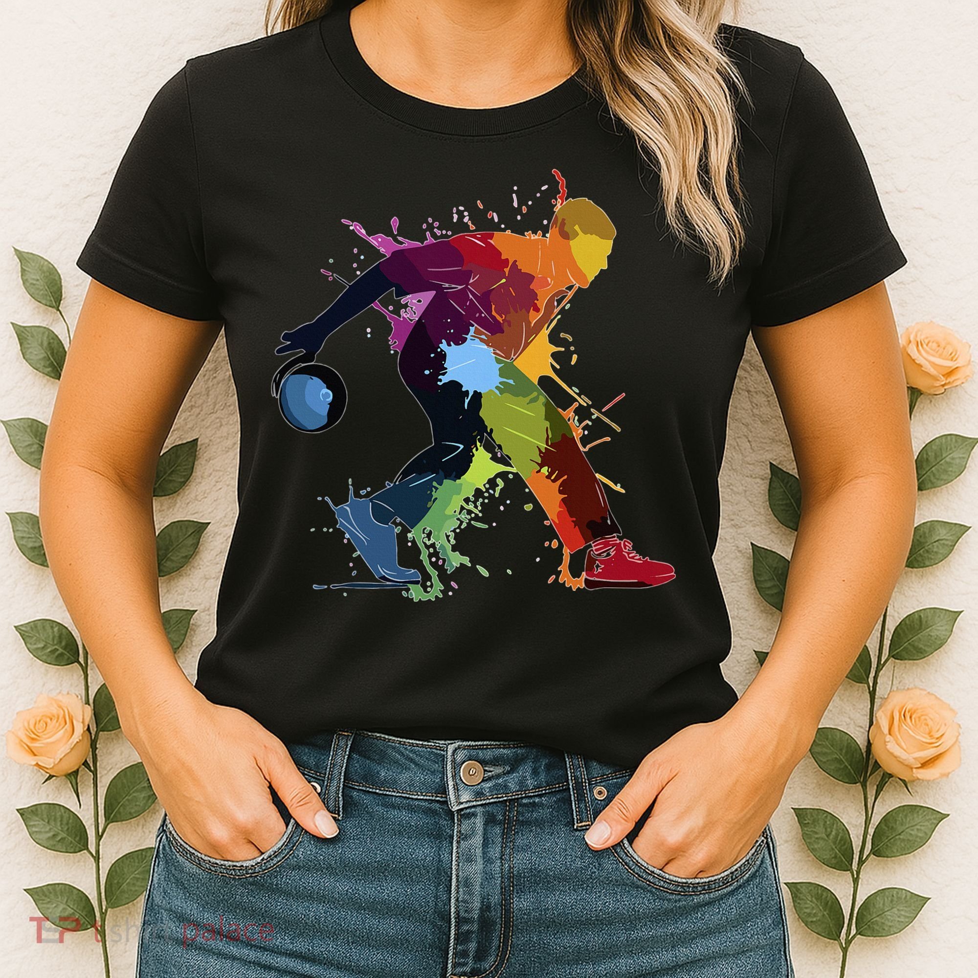 Bowling Bowler paint splash Women's T-Shirt