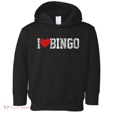 Bingo Bingo Player Gift Toddler Hoodie