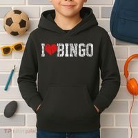 Bingo Bingo Player Gift Kids Hoodie thumb 2
