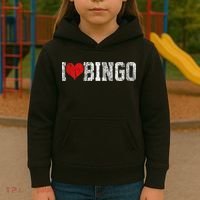 Bingo Bingo Player Gift Kids Hoodie thumb 3
