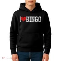 Bingo Bingo Player Gift Kids Hoodie thumb 4