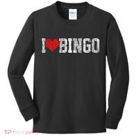 Bingo Bingo Player Gift Kids Long Sleeve Shirt thumb 0