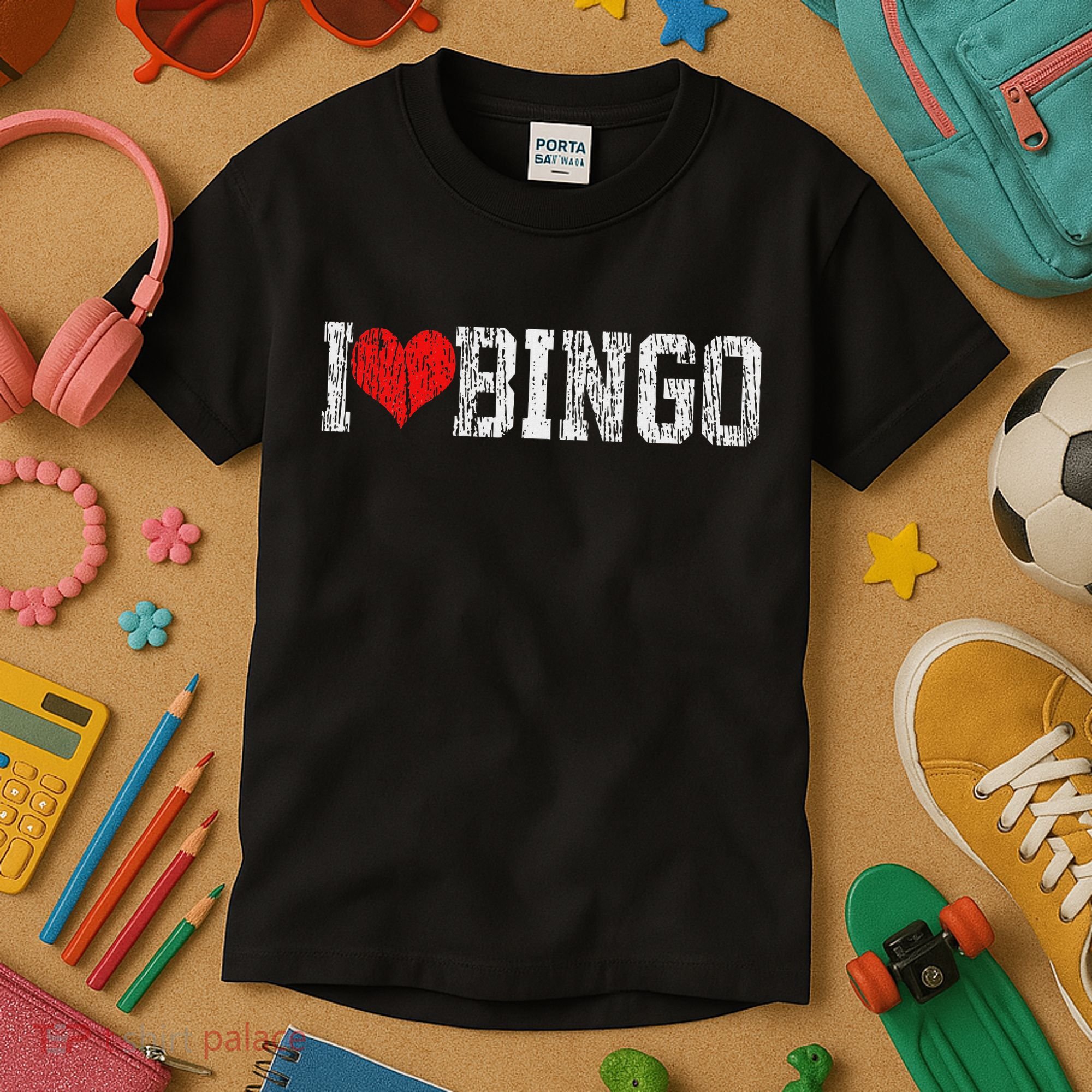Bingo Bingo Player Gift Kids T-Shirt