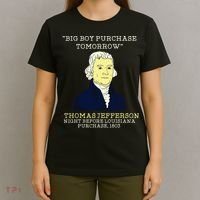 Big Boy Purchase Tomorrow History Teacher Thomas Jefferson T-Shirt thumb 4