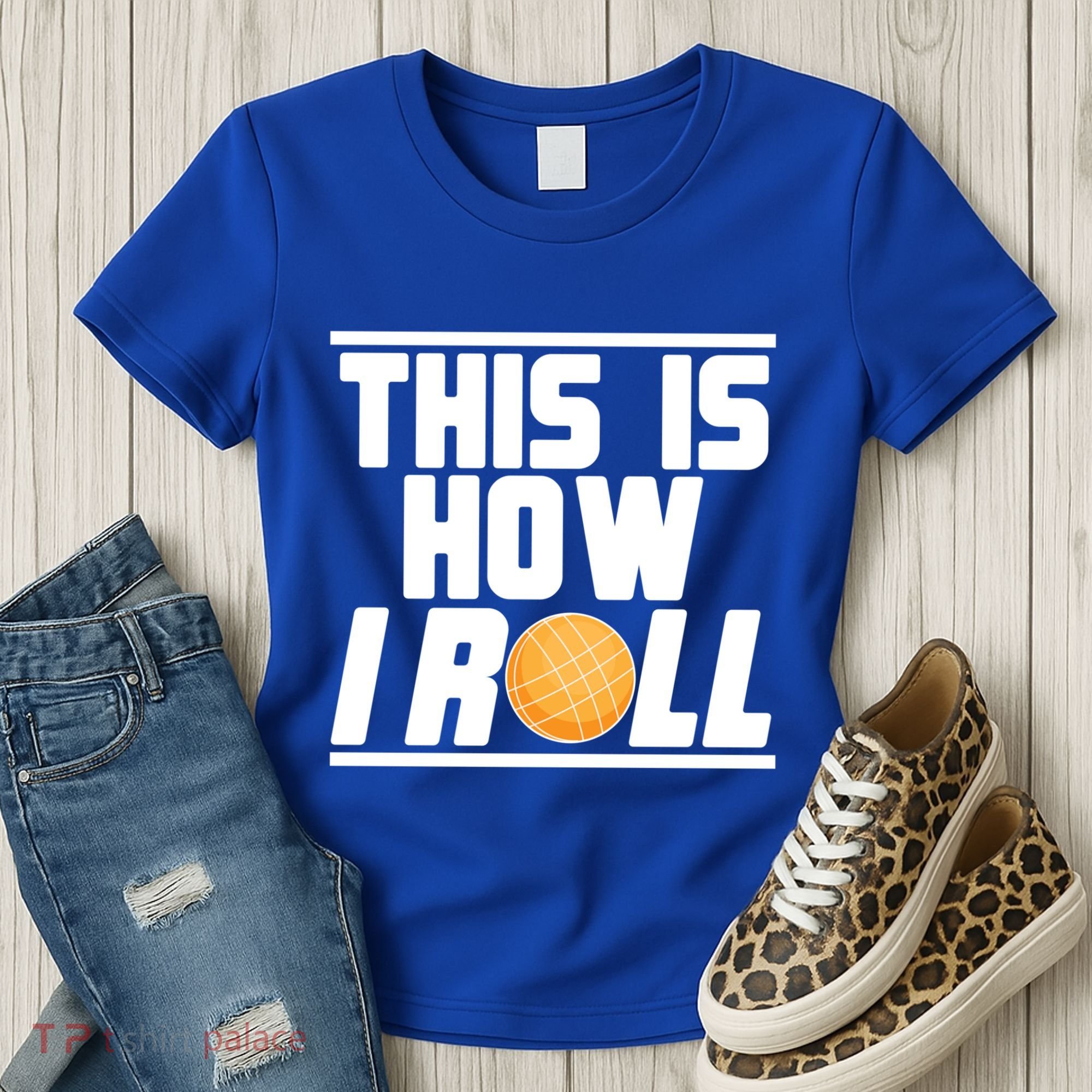 Bocce Ball Player This Is How I Roll Gift Women's T-Shirt