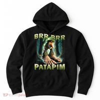 Brr Brr Patapim Funny Italian Meme Brainrot Humor Gen Z  Hoodie thumb 0