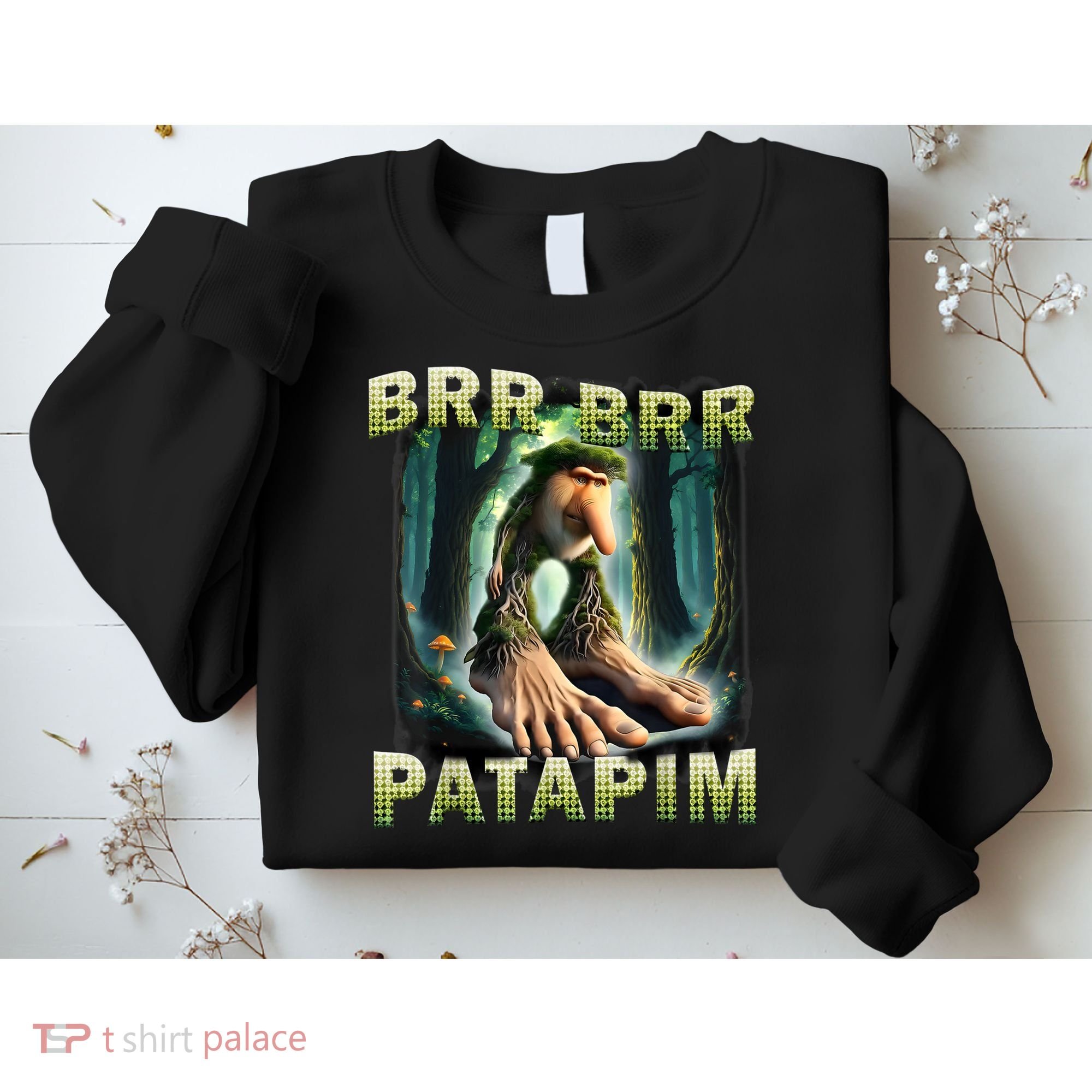 Brr Brr Patapim Funny Italian Meme Brainrot Humor Gen Z  Sweatshirt
