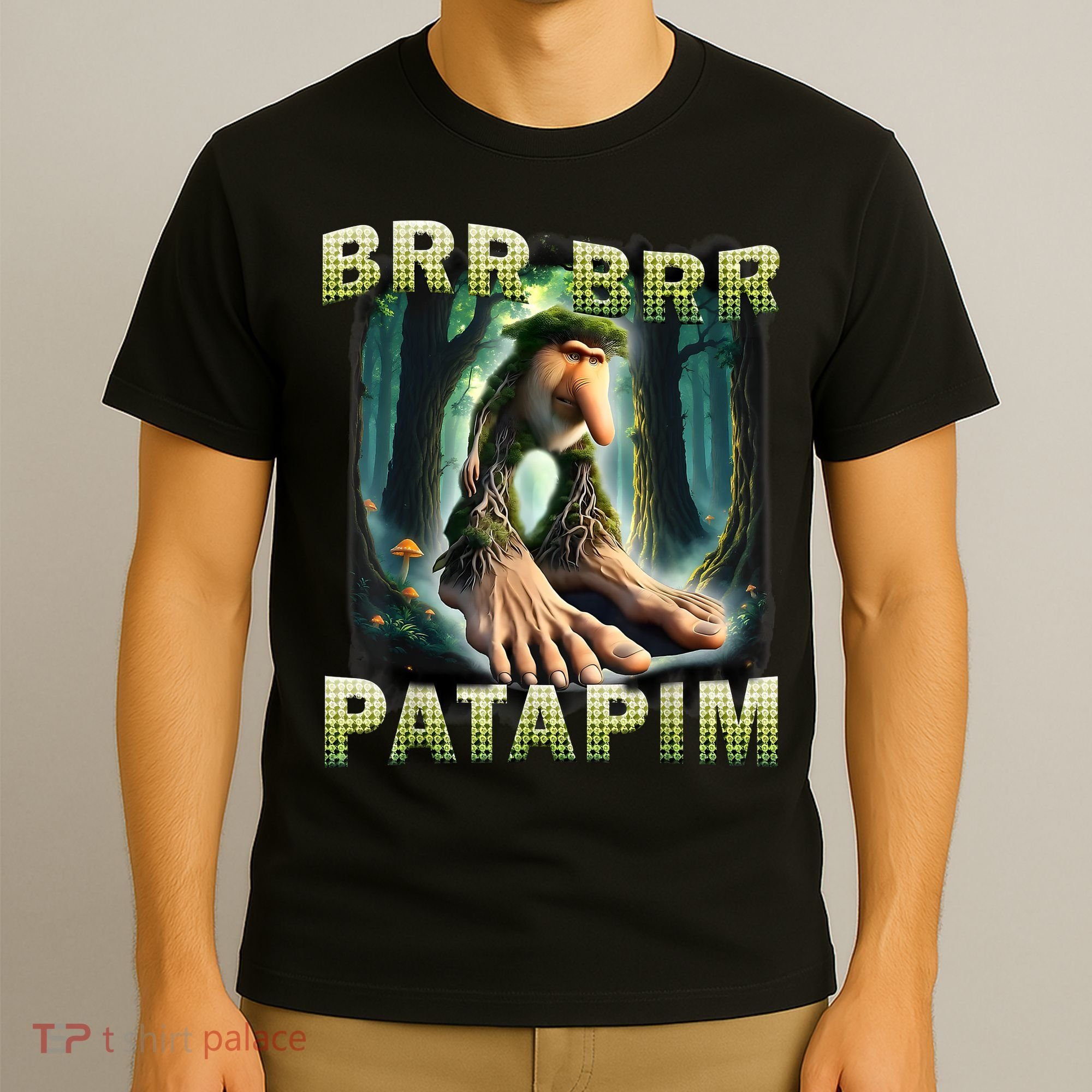 Brr Brr Patapim Funny Italian Meme Brainrot Humor Gen Z  T-Shirt