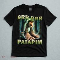 Brr Brr Patapim Funny Italian Meme Brainrot Humor Gen Z  T-Shirt thumb 5