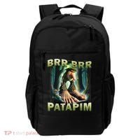 Brr Brr Patapim Funny Italian Meme Brainrot Humor Gen Z  Backpack thumb 0