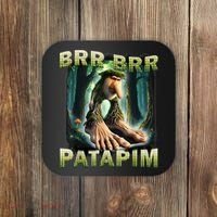 Brr Brr Patapim Funny Italian Meme Brainrot Humor Gen Z  Coaster thumb 0