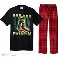 Brr Brr Patapim Funny Italian Meme Brainrot Humor Gen Z  Pajama Set thumb 0