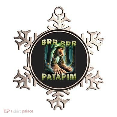 Brr Brr Patapim Funny Italian Meme Brainrot Humor Gen Z  Ornament