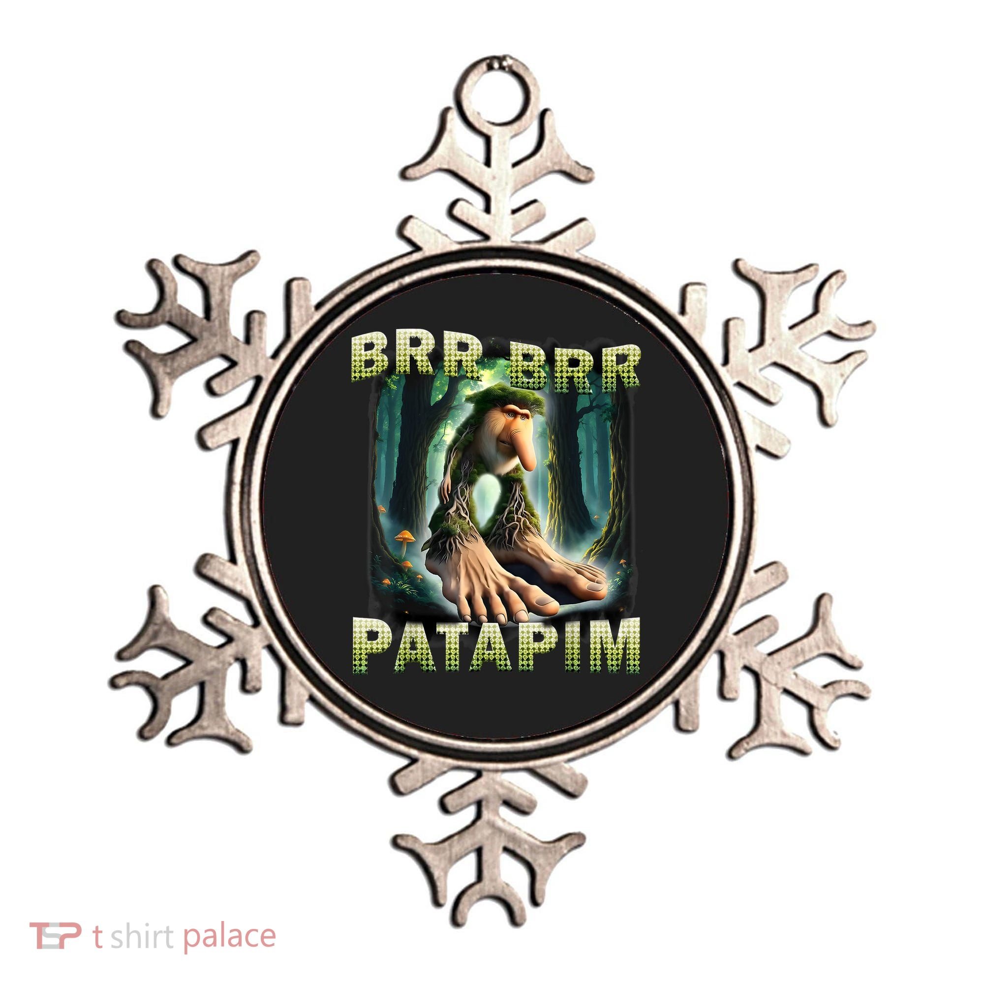 Brr Brr Patapim Funny Italian Meme Brainrot Humor Gen Z  Ornament