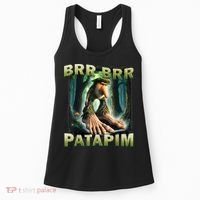 Brr Brr Patapim Funny Italian Meme Brainrot Humor Gen Z  Women's Tank Top thumb 0