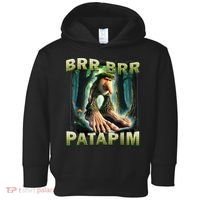 Brr Brr Patapim Funny Italian Meme Brainrot Humor Gen Z  Toddler Hoodie thumb 0