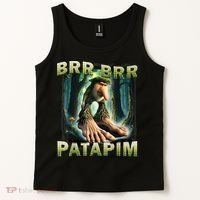 Brr Brr Patapim Funny Italian Meme Brainrot Humor Gen Z  Tank Top thumb 2